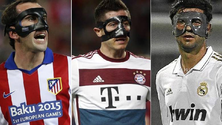 Explain why do some football players wear a mask? - Ảnh 1